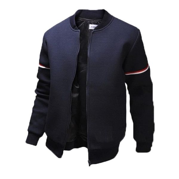 

men's jackets casual jacket men stand collar baseball spring autumn fashion coat outwear windbreaker sportswear zipper, Black;brown