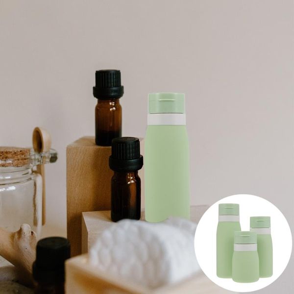 

storage bottles & jars 1 set 3pcs simple travel lotion dispenser containers