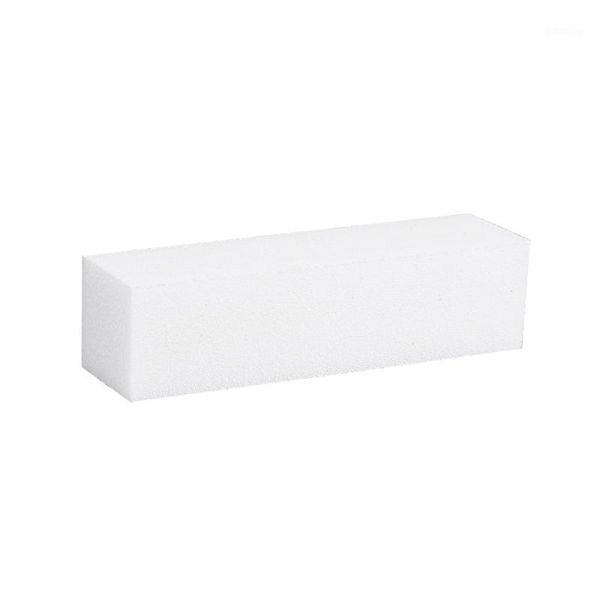 

1 /5pcs white nail sponge sanding block buffer file for uv gel polish pedicure tool art manicure supplies1
