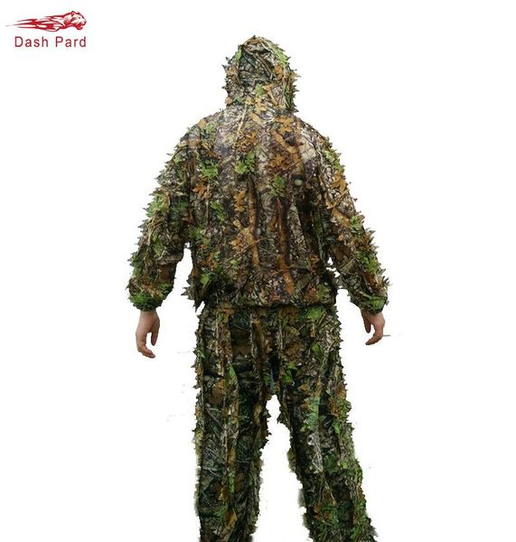 

hunting sets sniper suit camouflage ghillie camo decoration jacket cosplay desert color men shooting military hooded