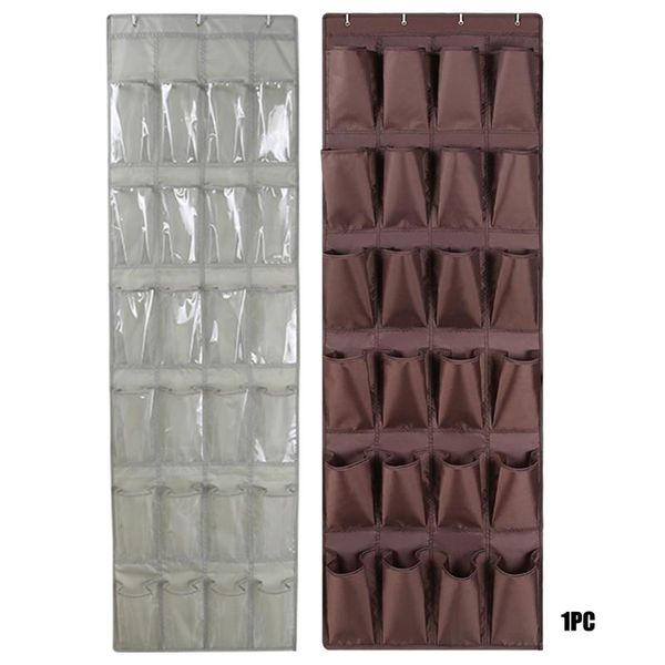 

storage boxes & bins 24pockets door with hooks bedroom space saving hanging organizer wall multifunction durable kitchen bathroom wardrobe s