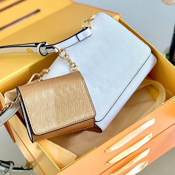 

chain crossbody bag womens handbag wallets fashion genuine leather messenger lock plain purse elling artwork