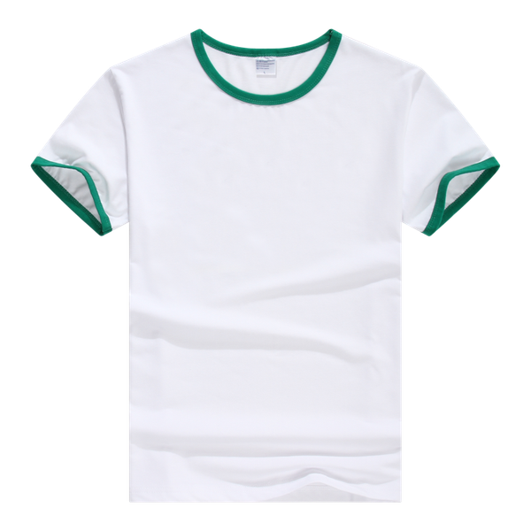 

summer men's t-shirt short-sleeved cotton casual sports t-shirts, White;black