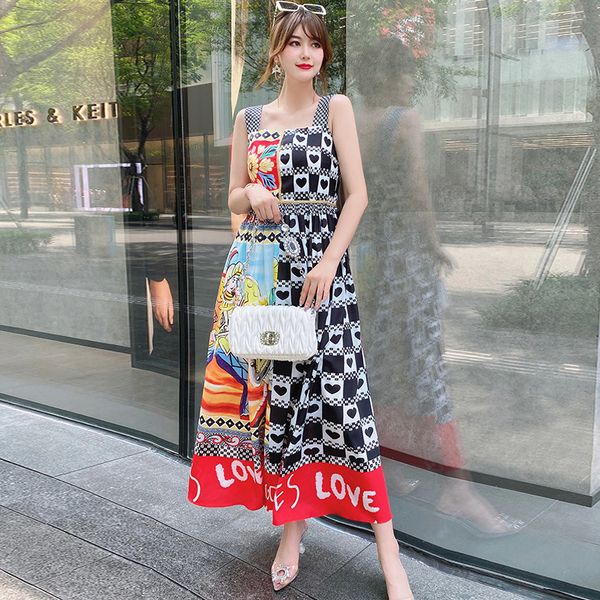 

two piece dress beading colored impression long track spaghetti girdle dress woman vintage turtleneck vacation robe bm9g, White