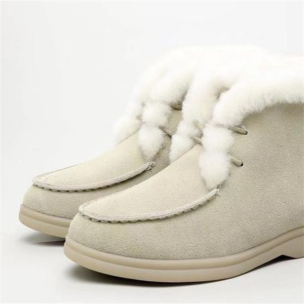 

boots 2021 autumn and winter cross-border cotton shoes women soft soles plush outside warm snow, Black