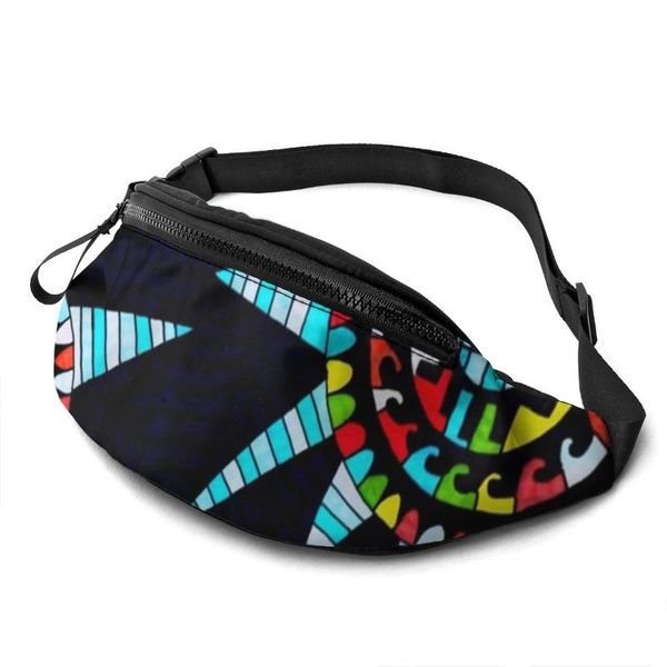 

waist bags sun bag climbing women pack polyester pattern