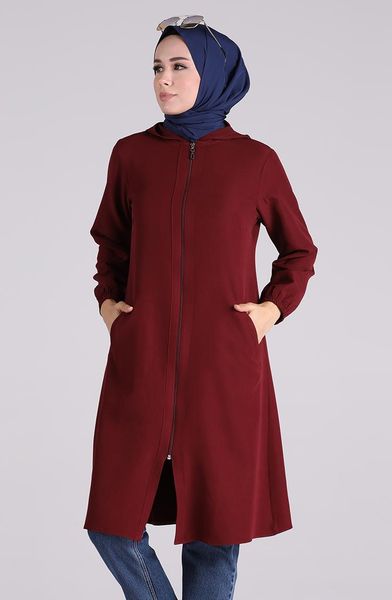 

minahill claret red cape 0201-09 ethnic clothing