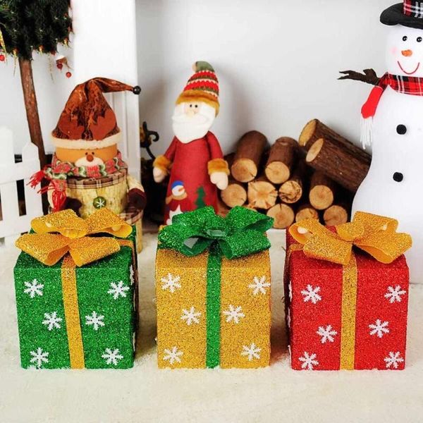 

gift wrap christmas box specialty store shop super scene decoration snowflake package santa paper for diy