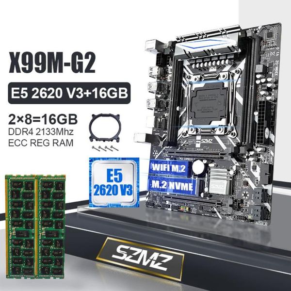 

motherboards x99m-g2 motherboard set with e5 2620v3 processor support pcie 16x usb 3.0 sata and ddr4 memory