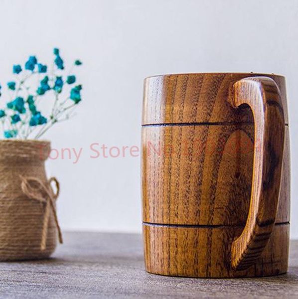 

25pcs 2021 fashion nature creative summer wooden mugs jujube cups simple office