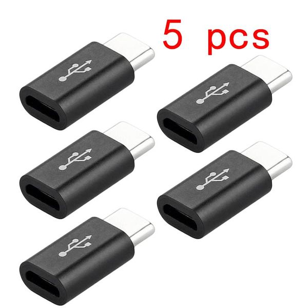 

cell phone repairing tools 5 pcs exquisite small compact usb-c type-c adapter usb 3.1 data charging mobile accessories fast chargering