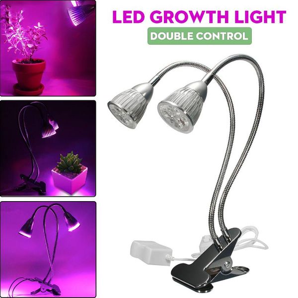 

full spectrum phyto lamps led grow light 110v 10w deskclip for plants flowers box lights