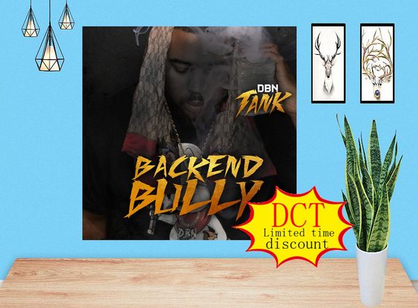 

backend bully tankdbn album poster rap music cover silk art print