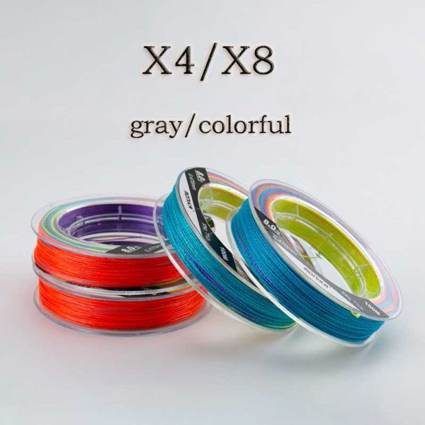 

braid line 1 pcs 100m pe luya x4/x8 strands braided fishing main for sea pole carp goods accessories equipment tackle