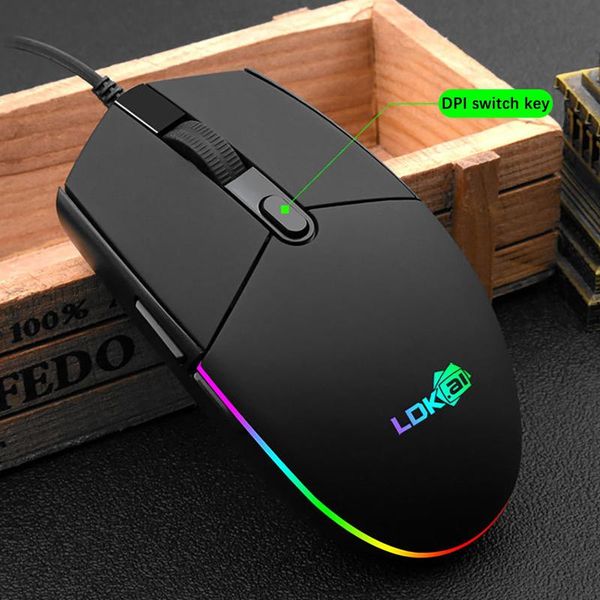 

mice original home colorful led electronic mouse for pc