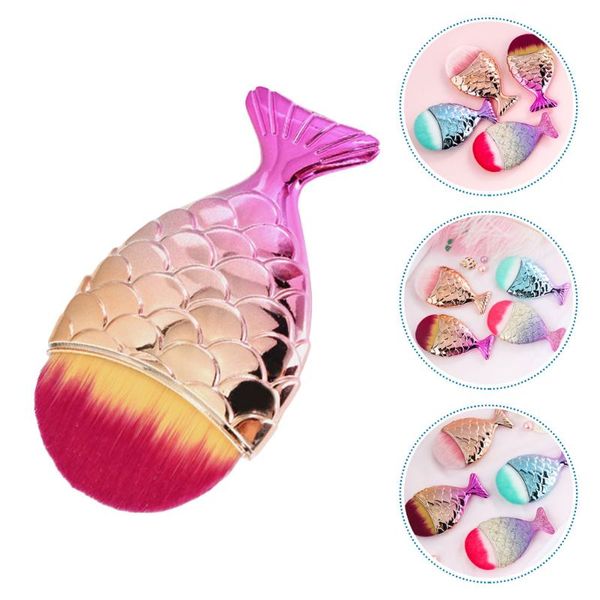 

nail brushes 1pc dust brush cleaning creative manicure tool, Yellow