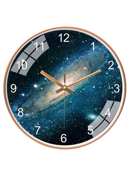 

creative simple clock wall nordic star bedroom living room hanging mute quartz minimalist wandklok home decor 50zb clocks