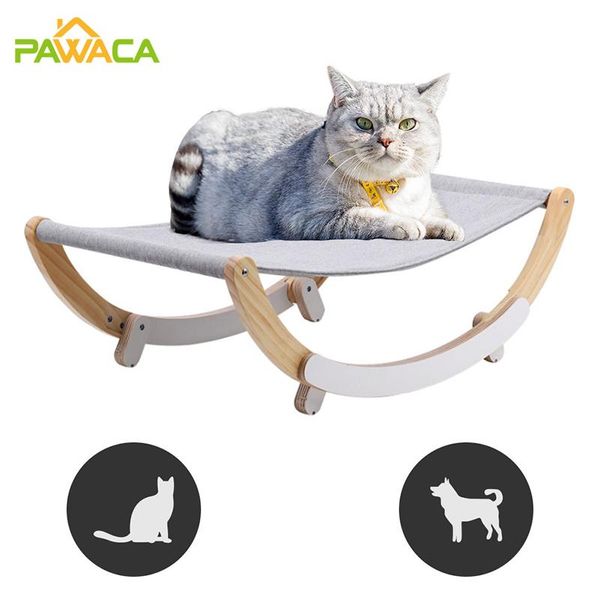 

cat bed soft pet cats hammock puppy kitten hanging beds mat with durable wood frame for small pets universal shaker sun hammocks & furniture