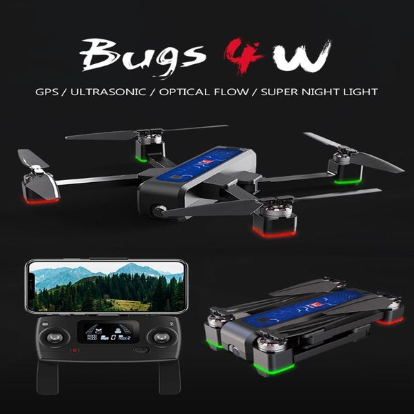 

bugs rc drone brushless 22mins 2k 4k camera 5g wifi fpv gps optical flow quadcopter foldable drones
