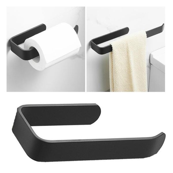 

toilet paper holders holder tissue roll hanger matte black bathroom accessories 304 stainless steel wall mount wc