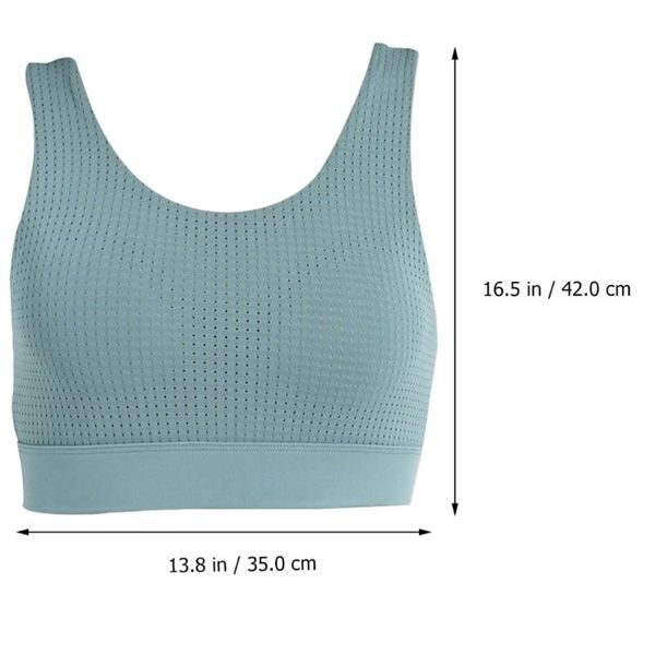 

1pc mesh camisole tube crop vest breathable yoga outfit