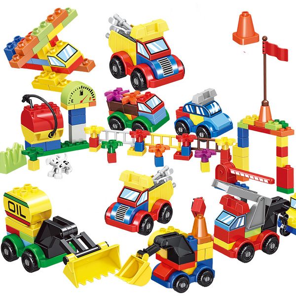 

DIY Big Size Variety Car Building Blocks Children Assembling Toys Compatible Building Blocks Educational Toys For Children