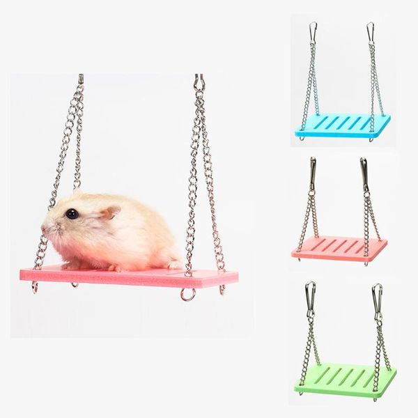

small animal supplies hamster swing toy funny plastic hanging chew toys cage accessories