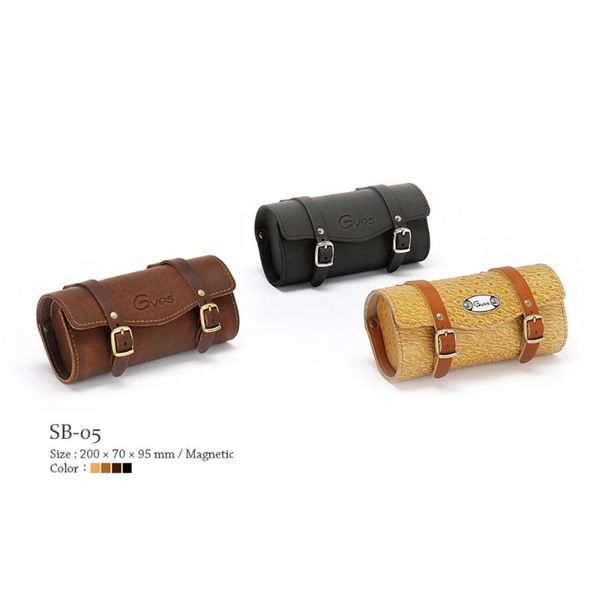 

leather bag gyes taiwan cow bad bicycle seat post saddle car & truck racks