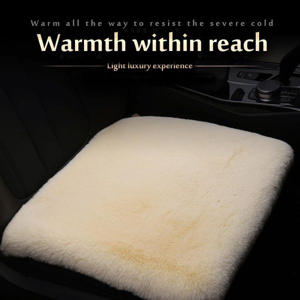

car seat covers artificial plush warm interior auto front rear pad 5 protector cushion accessories