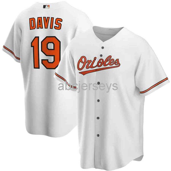 

chris davis #19 aop baseball jersey xs-6xl, Black