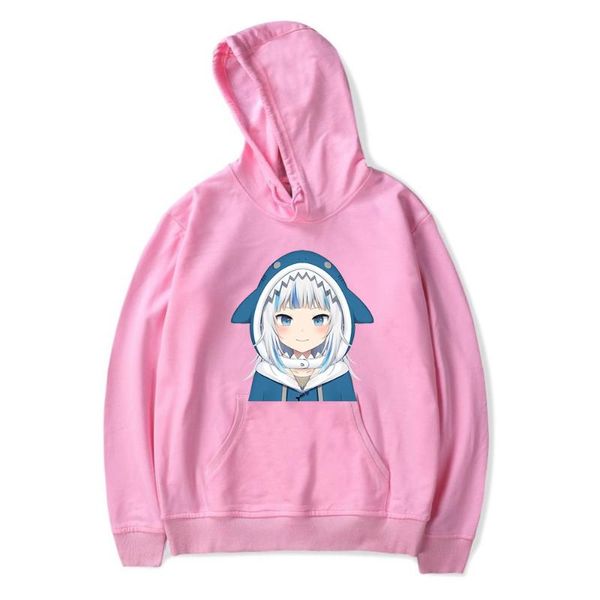 

men's hoodies & sweatshirts hololive 2d japanese anime spring hoody street style casual harajuku women/men clothing fashoin, Black