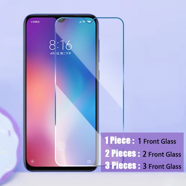 Handy-Displayschutzfolie aus Glas für Poco X3 NFC M3 F2 Pro M2 X2 C3, 3 Stück! Gehärtetes Glas für Xiaomi Mi