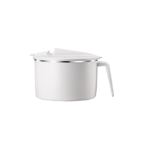 

dinnerware sets 304 stainless steel noodle bowl with phone holder storage container
