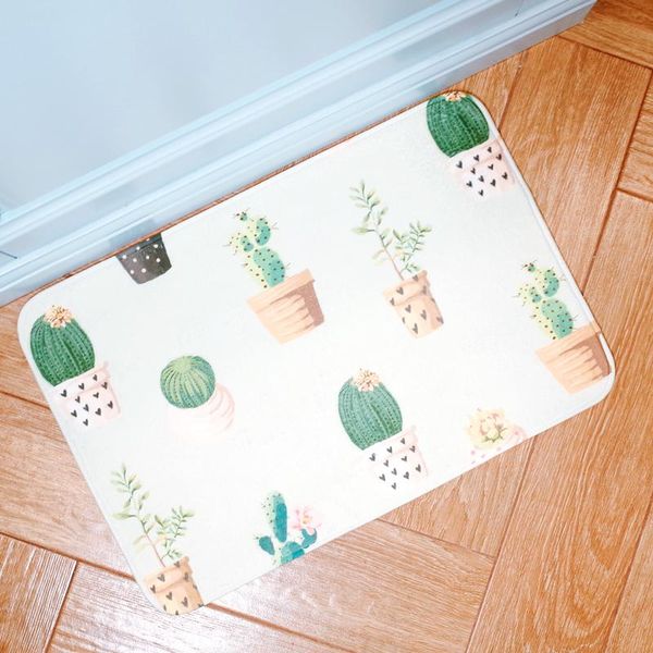 

bath mats mattys original design plant cactus potted small fresh home mat
