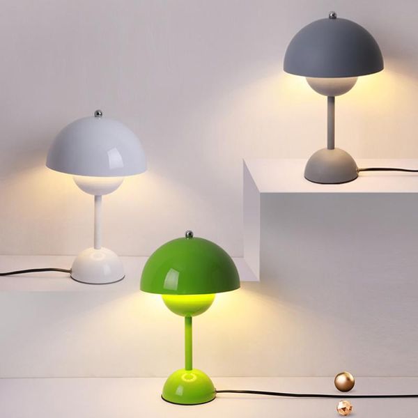 

table lamps modern led nordic bedside desk lights reading multicolor lamp