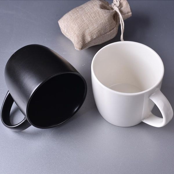 

ceramic coffee cup european simple solid color breakfast mug mugs