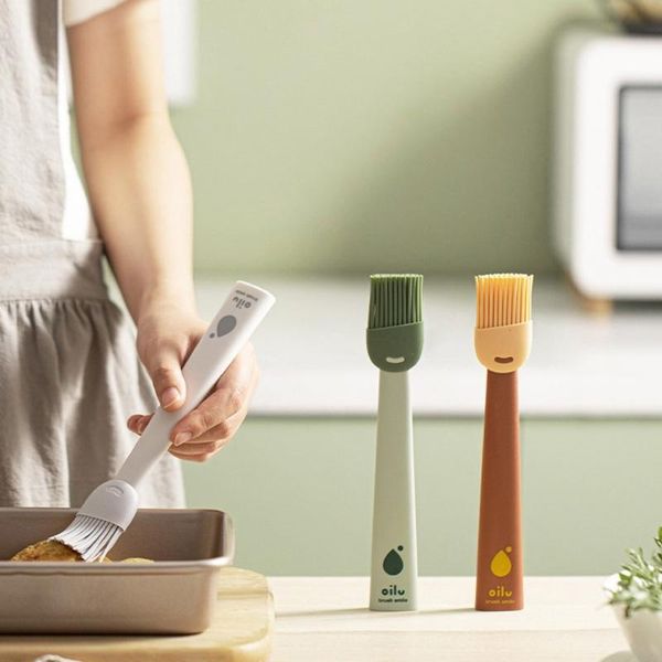 

tools & accessories kitchen pancake oil brush high temperature resistant non-linting barbecue gadget