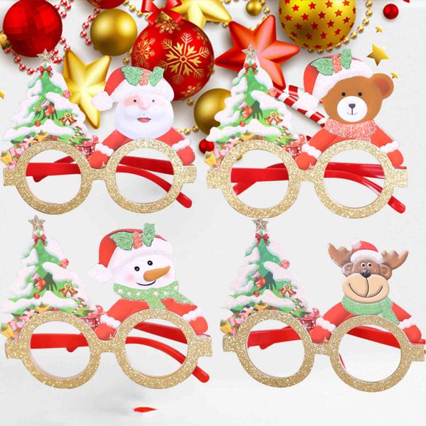 

new old man snowman elk glasses party dress up decorative glasses