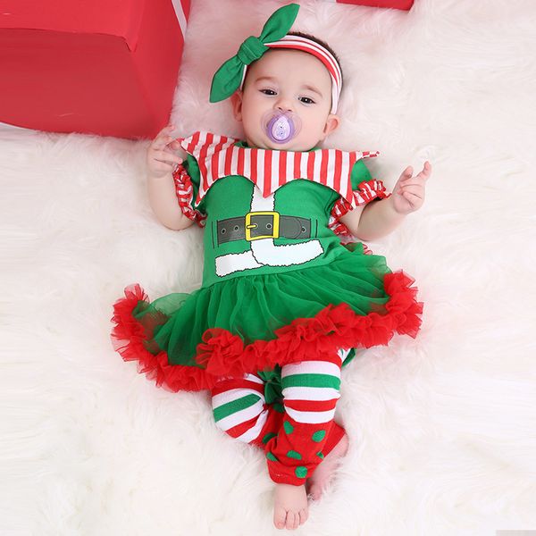 

children's clothes girl baby clown kazakhstan dress infant socks set, White