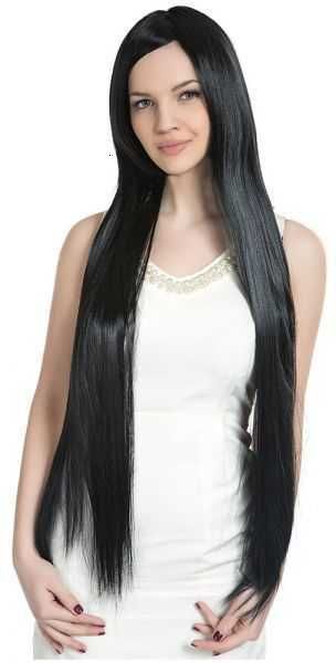 

cosplay animation 1m yan magic love / black long straight hair cos wig