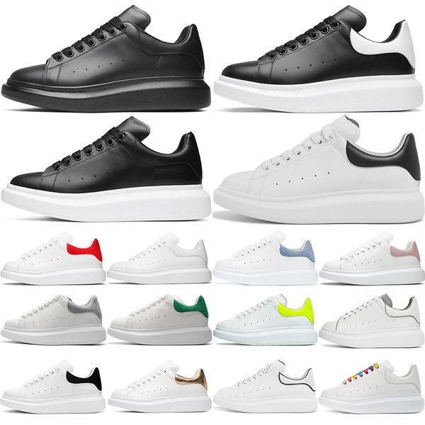 

designer men women platform sneakers luxury casual shoes black suede multicolor reflective triple white royal blue grey classic