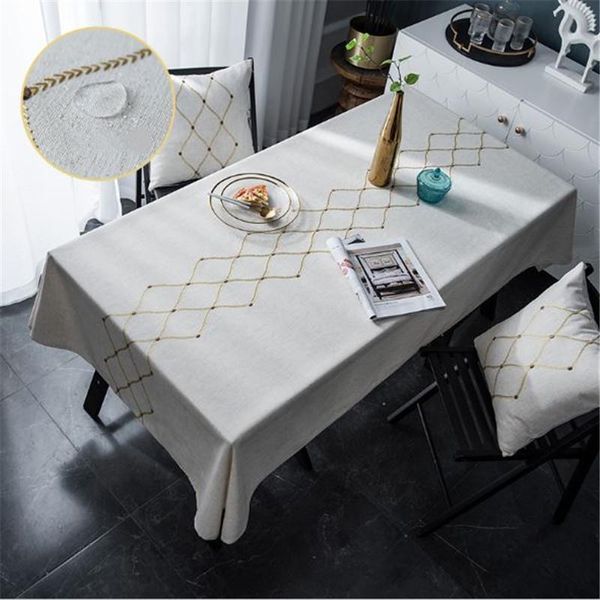 

table cloth rectangular embroidered fresh tablecloth el banquet for wedding party cover home decoration