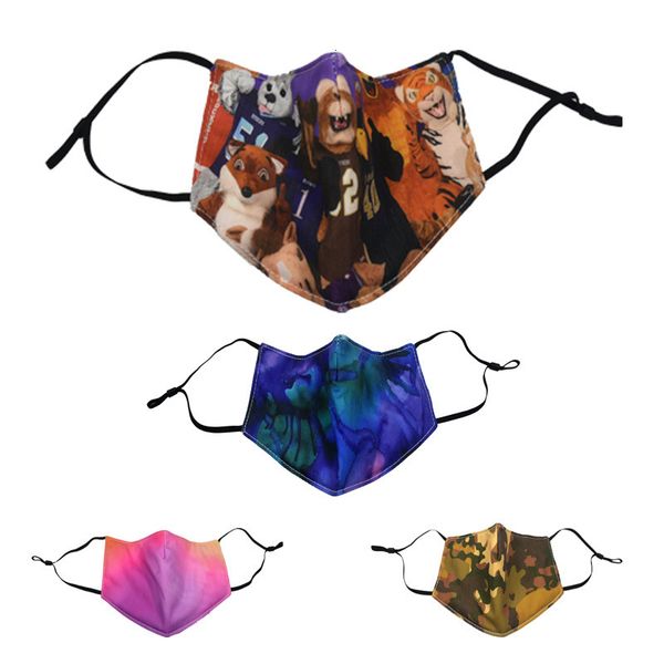 

printing civil washable can add pm2.5 filter cotton anti dust mask