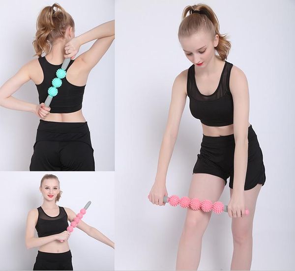 

accessories hedgehog ball anti cellulite massager stick anti-cellulite trigger point body foot face leg slimming massage muscle roller