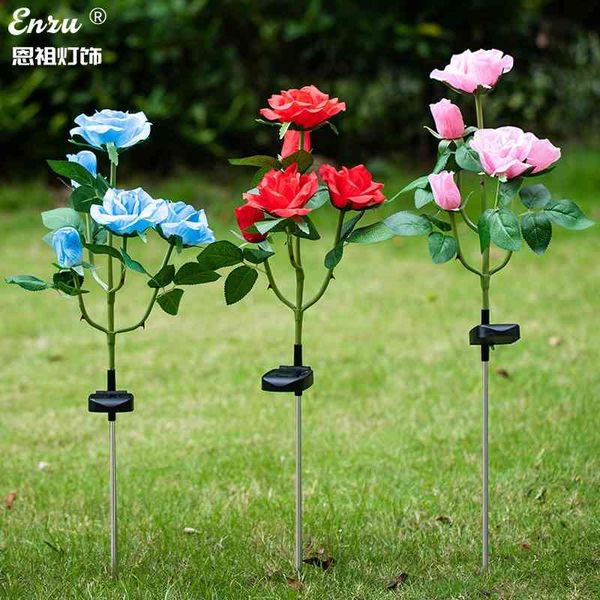 

garden solar landscape decorative rose lawn lamp garden decoration courtyard