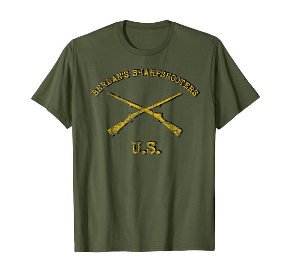 

US Sharpshooter, Berdan' Civil War Elite T-Shirt, Mainly pictures