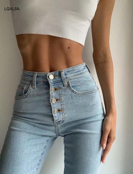 

skinny woman high waist jeans streetwear black blue denim pencil pants spijkerbroeken dames kleding vrouwen c9879 women's