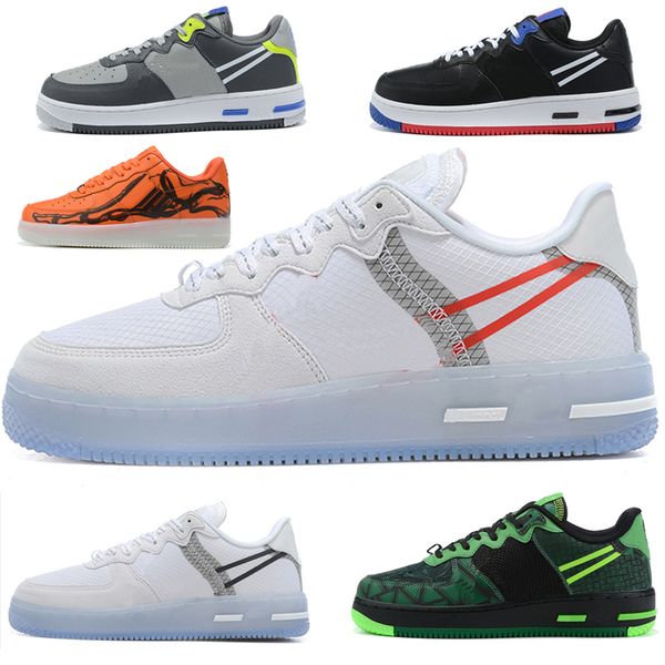 

2021 react qs 1 men's women's skateboarding shoes couple lovers classics sportwear skate sneaker low sports forces running shoe