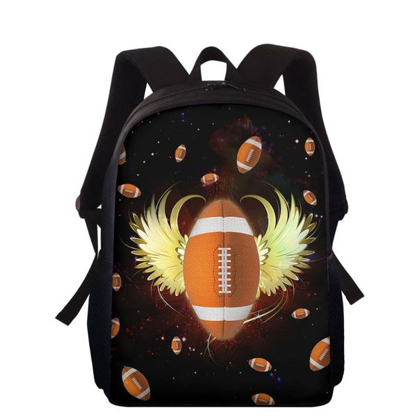 

backpack customizable kindergarten schoolbag children football print cute little