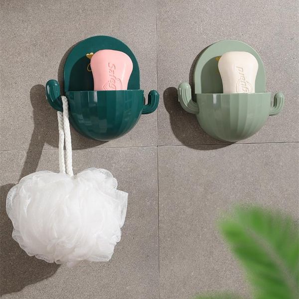 

cactus drain soap box toilet bathroom hole-cartoon holder cute dishes